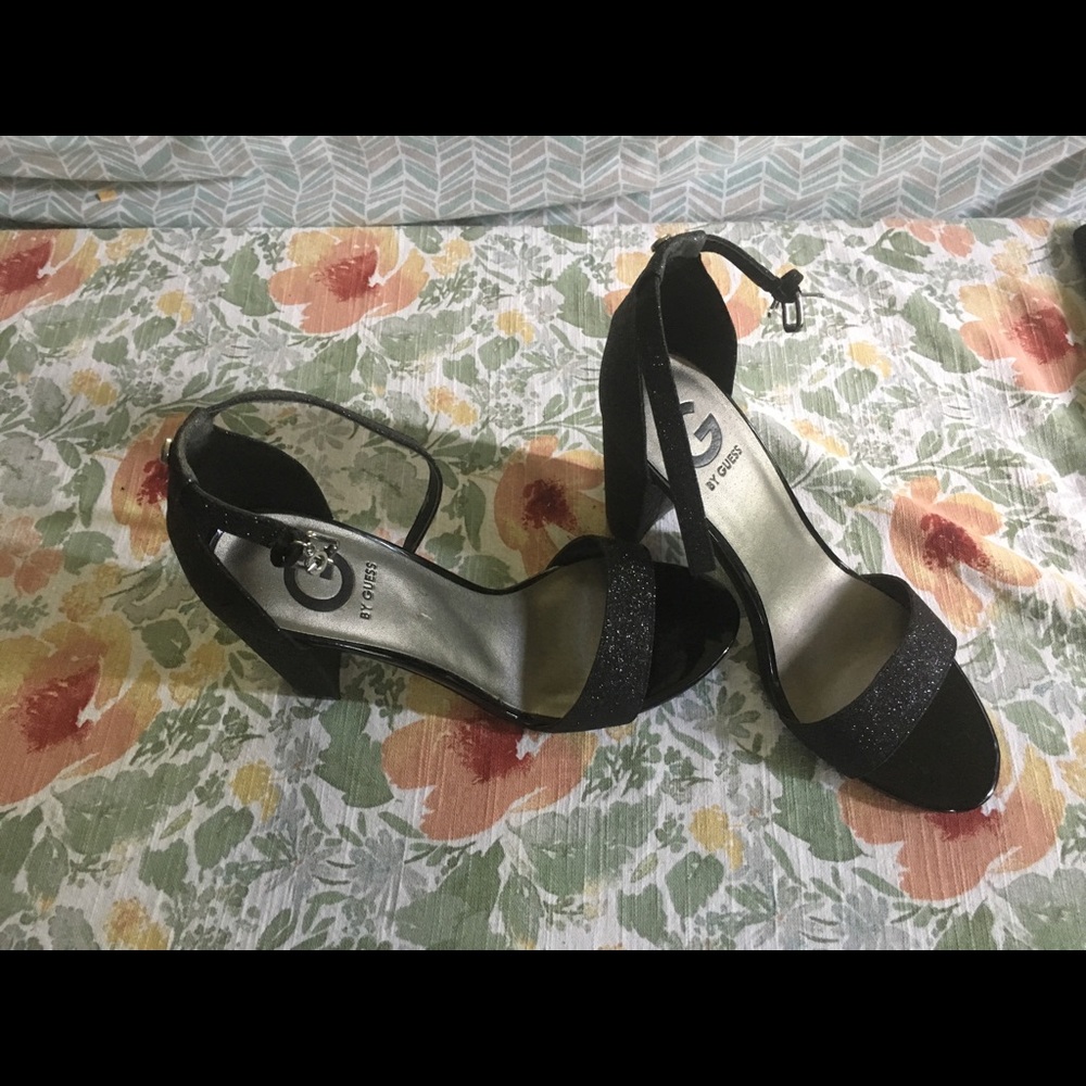 G by Guess, one strap heels